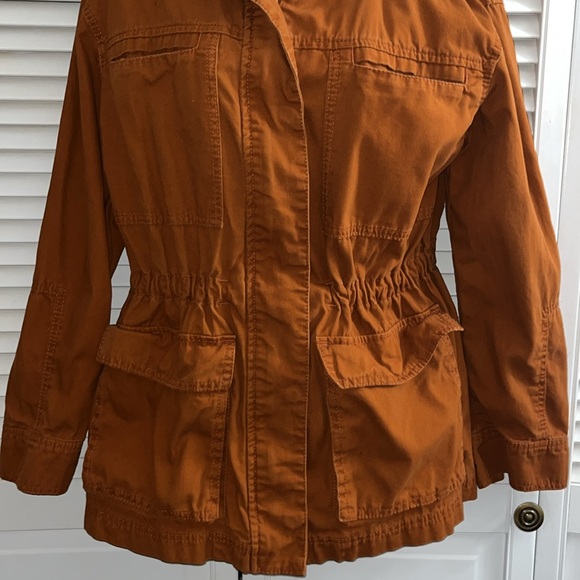 Universal Thread Women's Utility Rust Orange Jacket - Picture 4 of 11